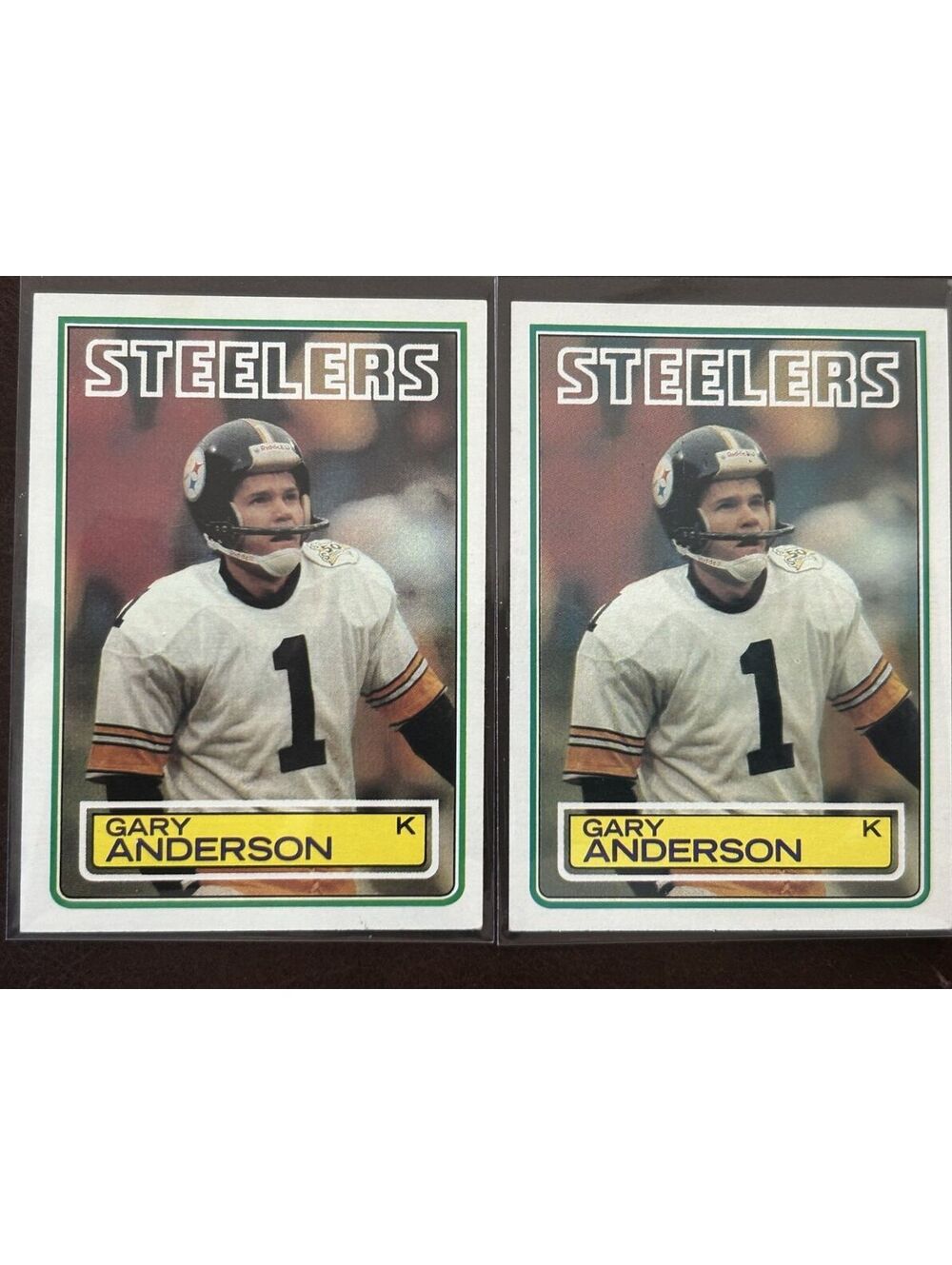 NFL ALL PRO KICKER GARY ANDERSON 2 1983 TOPPS #356 ROOKIE CARDS NM - Picture 1 of 2